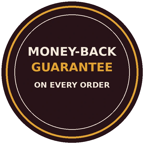 Money-back guarantee seal